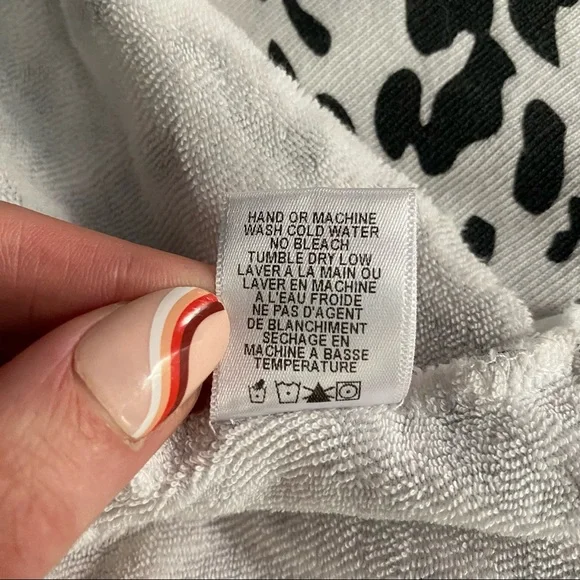 Wildfox Wildcat Snow Leopard Ruffle Sweatshirt - Picture 6 of 7